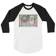 Founders Portrait 3/4 sleeve raglan shirt by Mike Egan