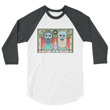 Founders Portrait 3/4 sleeve raglan shirt by Mike Egan