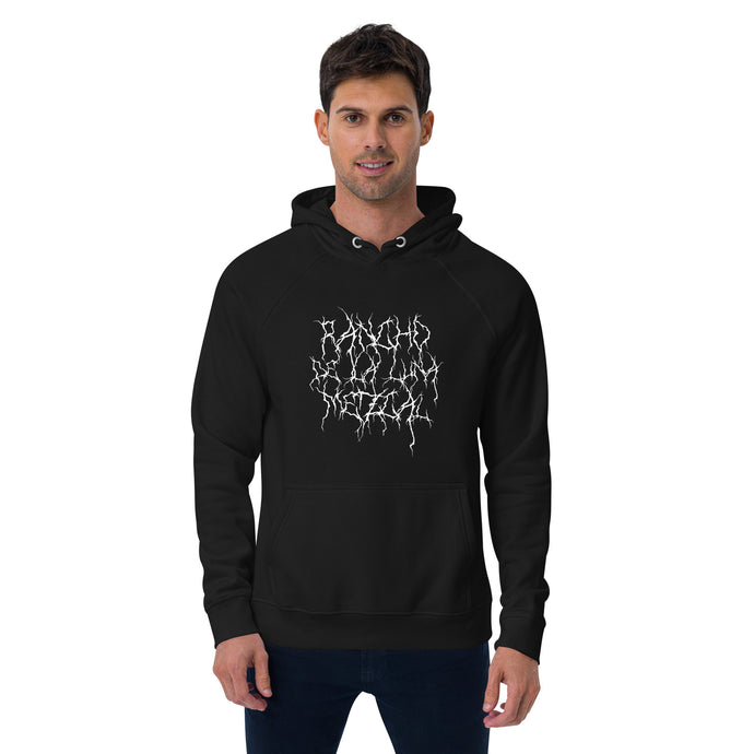 Black Metal RDLL Mezcal Unisex eco raglan hoodie