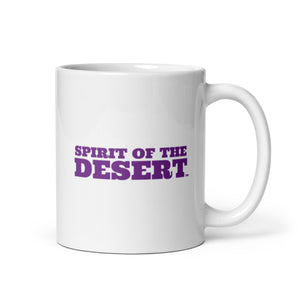 White glossy Spirit of The Desert™ mug