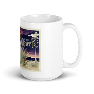 Spirit of the Desert™ White glossy mug